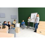 Schaumstoff-Sitzgruppe Loris 2 – Sechseck, grau - 098411PU h 23
