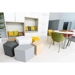 Schaumstoff-Sitzgruppe Loris 2 – Sechseck, grau - 098411PU i 23