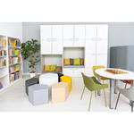 Schaumstoff-Sitzgruppe Loris 2 – Sechseck, grau - 098411PU k 23
