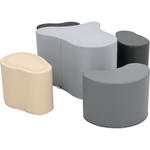 Schaumstoff-Sitzgruppe Loris 3 – Steine, beige - 098412PU b 22