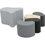 Schaumstoff-Sitzgruppe Loris 3 – Steine, beige - 098412PU c 22
