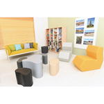 Schaumstoff-Sitzgruppe Loris 3 – Steine, beige - 098412PU d 24