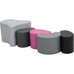 Schaumstoff-Sitzgruppe Loris 5 – Steine, magenta - 098422PU c 22
