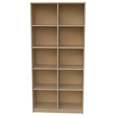 Materialschrank offen, Mittelwand, 2 x 4 Einlegeböden