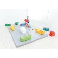 Schaumstofffigur – Gras, hellgrün - 101634PU b 16