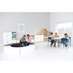 Achtelkreis-Sitze Paolo – Set 1 – schwarz-weiß - 101840PU f 21