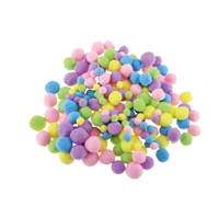 Pompons in Pastell, 200 Stück - 204035 a 24