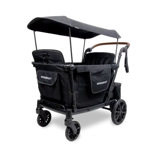 241220-L4-BLK-Product-02 Wonderfold L4 Kinderwagen für 4 Kinder - 241220 L4 BLK Product 02