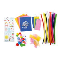 Chenilledraht-Bastelset, Regenbogen - 300567 a 24