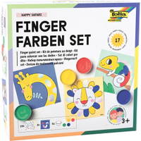 Fingermalfarben-Set, Happy Safari - 300579 c 25