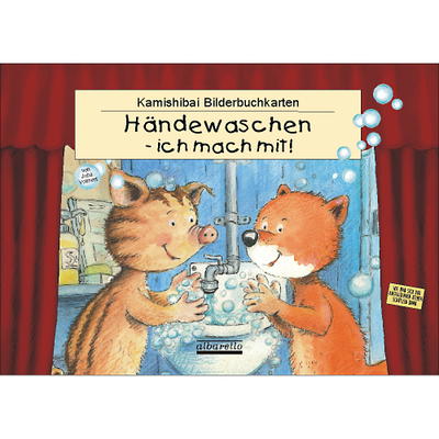 Kamishibai-Bildkarten: Händewaschen – ich mach mit!