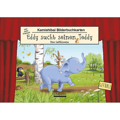 Kamishibai-Bildkarten: Eddy sucht seinen Teddy