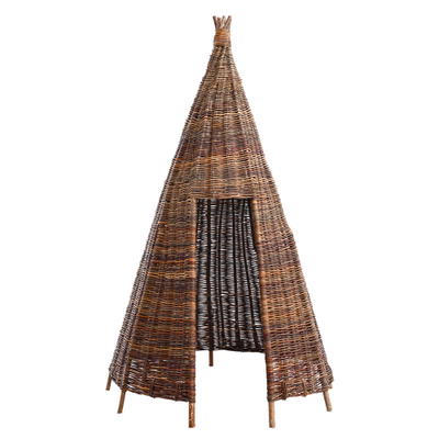 Cosy Wigwam aus Weidengeflecht