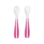 Zweifarbiges Besteck – 1 Löffel und 1 Gabel - 43099 c003 220316 1d