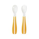 Zweifarbiges Besteck – 1 Löffel und 1 Gabel - 43099 c007 220316 1d