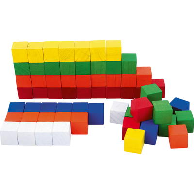Rechen-Würfel, bunt