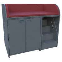 Wickelkommode mit ausfahrbarer Treppe, 3-seitige Aufkantung, mit Türen - 5003 7125 231 R SG 1920x1920