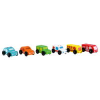 Mini-Autos aus Holz, 6 Stück - 510030 a 23