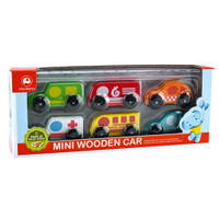 Mini-Autos aus Holz, 6 Stück - 510030 c 23
