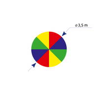 Schwungtuch Bambino – 3,5 m - 513001 x 25