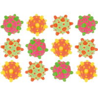 Noppen-Leuchtkugel, 1 Stück - 517038 d 20