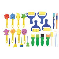 Pinsel- und Stempelset, 25 Teile - 533022 a 24