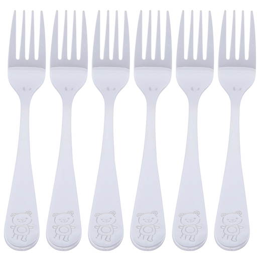 540004_a_14 Gabel mit Tiermotiv, 6 Stück - 540004 a 14