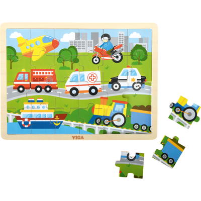 Holzpuzzle – Fahrzeuge