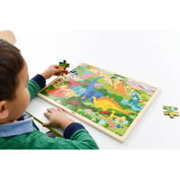 Holzpuzzle Dinosaurier, 48 Teile - 542090 f 21