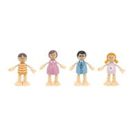 Holzpuppen-Familie, Set - 542146 a 23