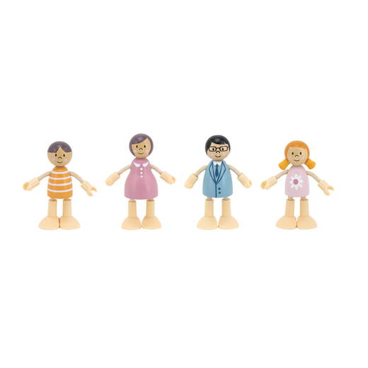 542146_a_23 Holzpuppen-Familie, Set - 542146 a 23