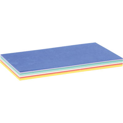 Zeichenkarton A4, 100 Blatt, 10 Farben