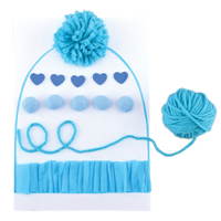 Pompons, 8 Farben - 546023 b 25