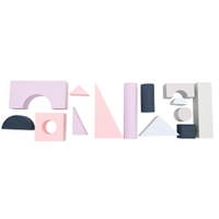 Schaumstoffblöcke, 48er-Set, Pastell - 552029 b 25