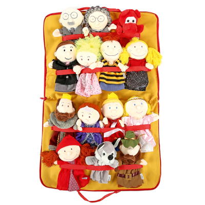 Handpuppen-Set mit Tasche
