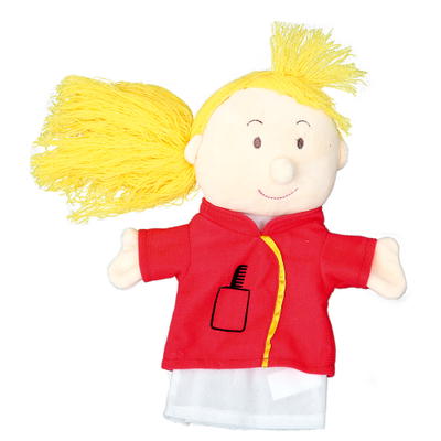 Handpuppe – Friseurin