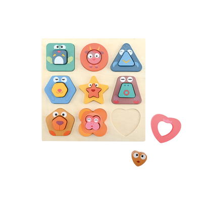 Einlegepuzzle mit Tiermotiven