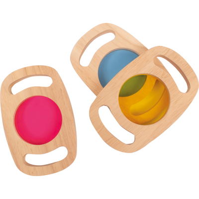 Sensorische Farbfenster mit Holzgriff, 3er-Set