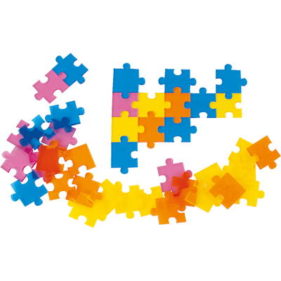 Transparentes Lumipuzzle