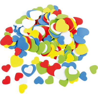 Moosgummi-Stanzteile – Herzen