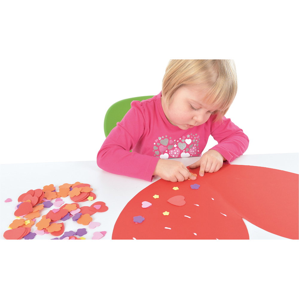 Moosgummi-Stanzteile – Herzen - 654073 b 16