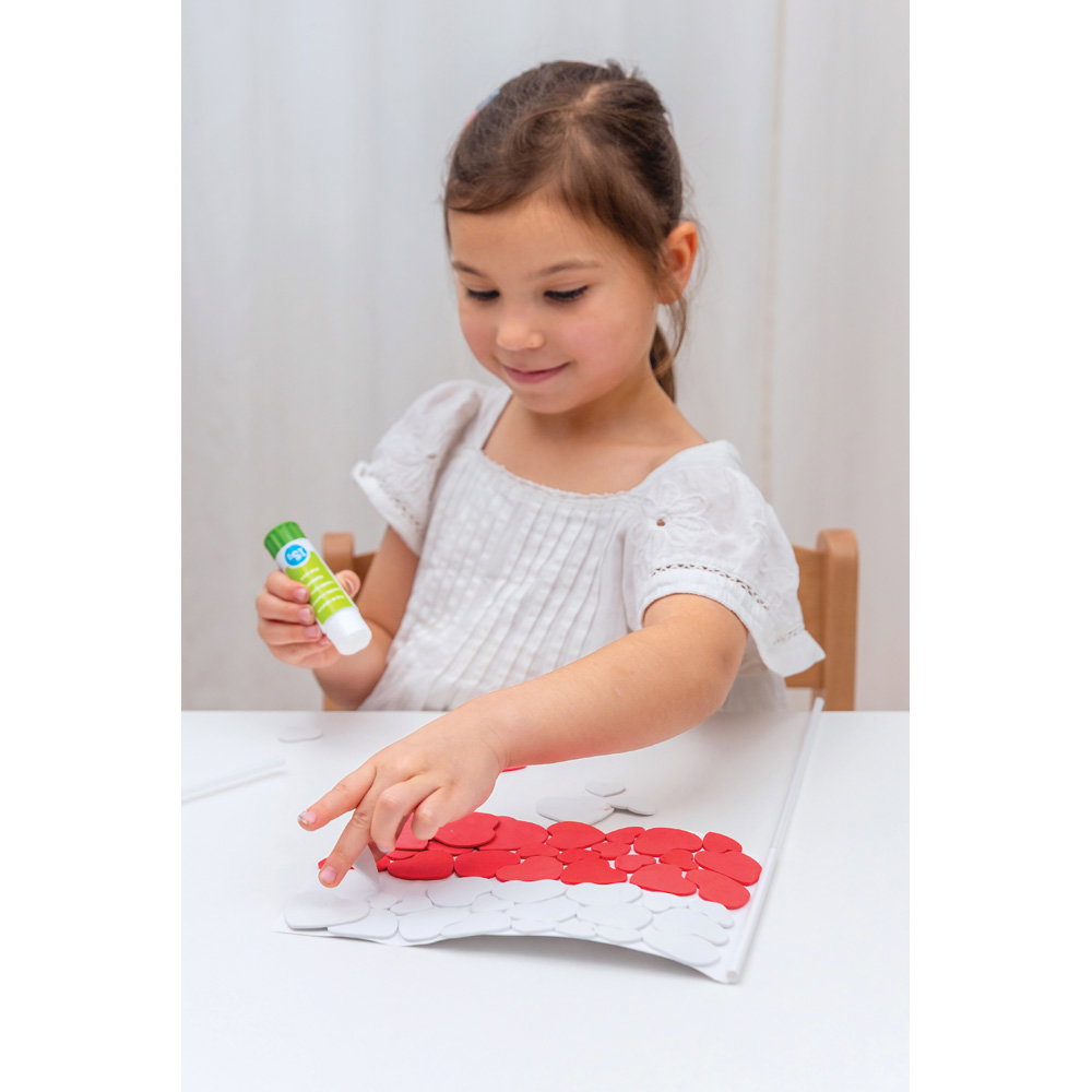 Moosgummi-Stanzteile – Herzen - 654073 g 25