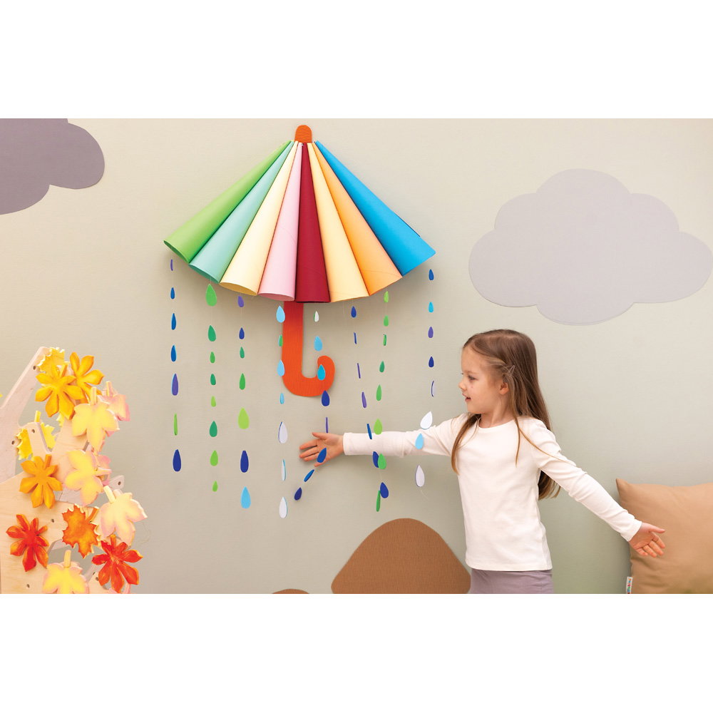 Moosgummi-Stanzteile, 1000 Stück, selbstklebend - 654083 d 25