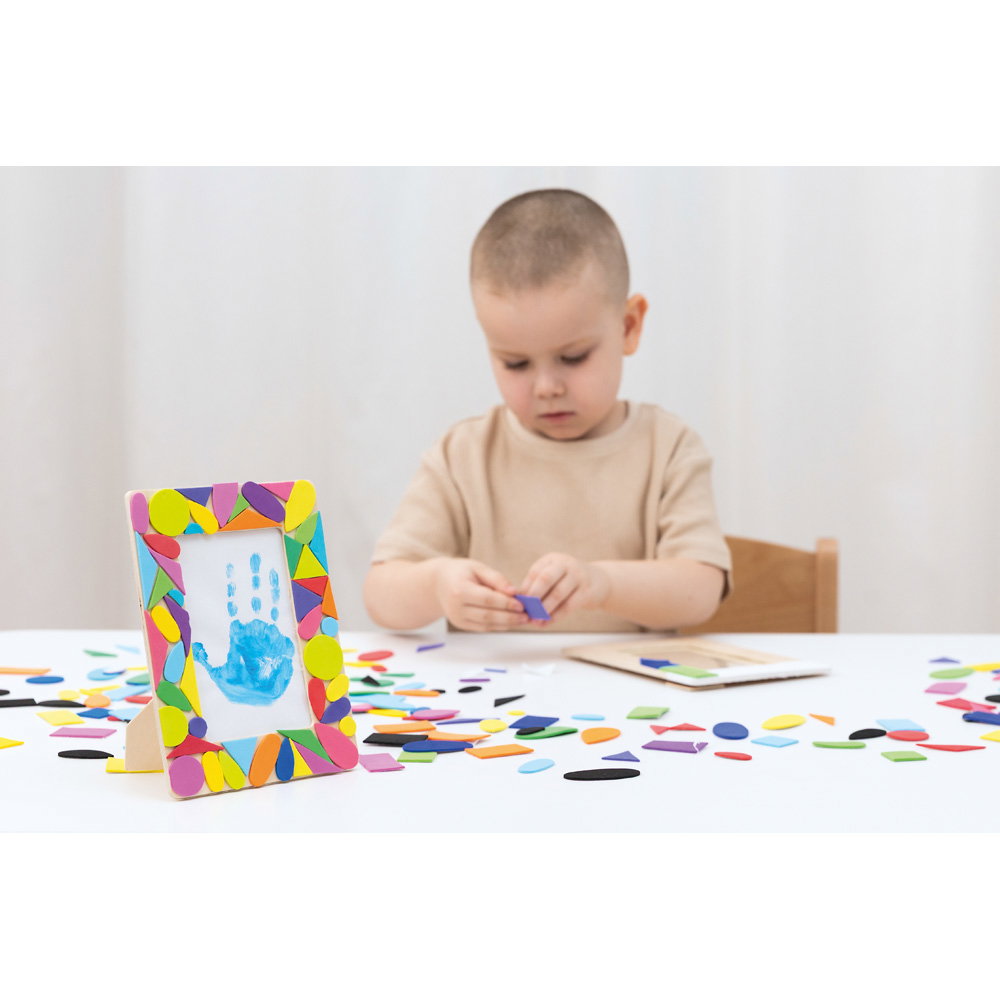 Moosgummi-Stanzteile, 1000 Stück, selbstklebend - 654083 j 25