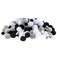 Pompons, 150 Stück, div. Farben - 654127 1 a 25