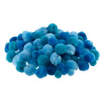 Pompons, 150 Stück, div. Farben – Bild 8
