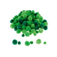 Pompons, 150 Stück, div. Farben – Bild 7
