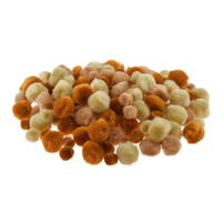 Pompons, 150 Stück, div. Farben - 654127 8 a 26