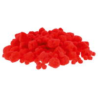 Pompons, 200 Stück, div. Farben - 654128 7 a 25