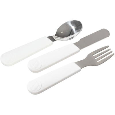 Edelstahl-Besteckset mit Griffen